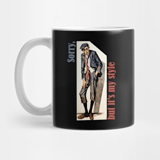 Sorry but it's my style modernism paint man Mug